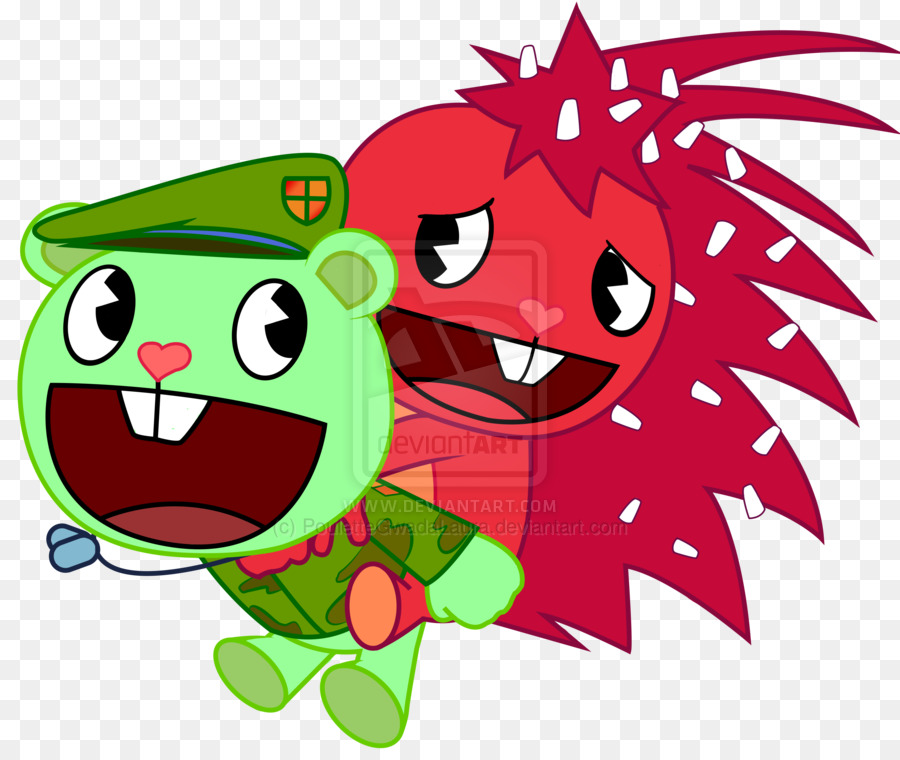 Картинки флаки из happy tree friends