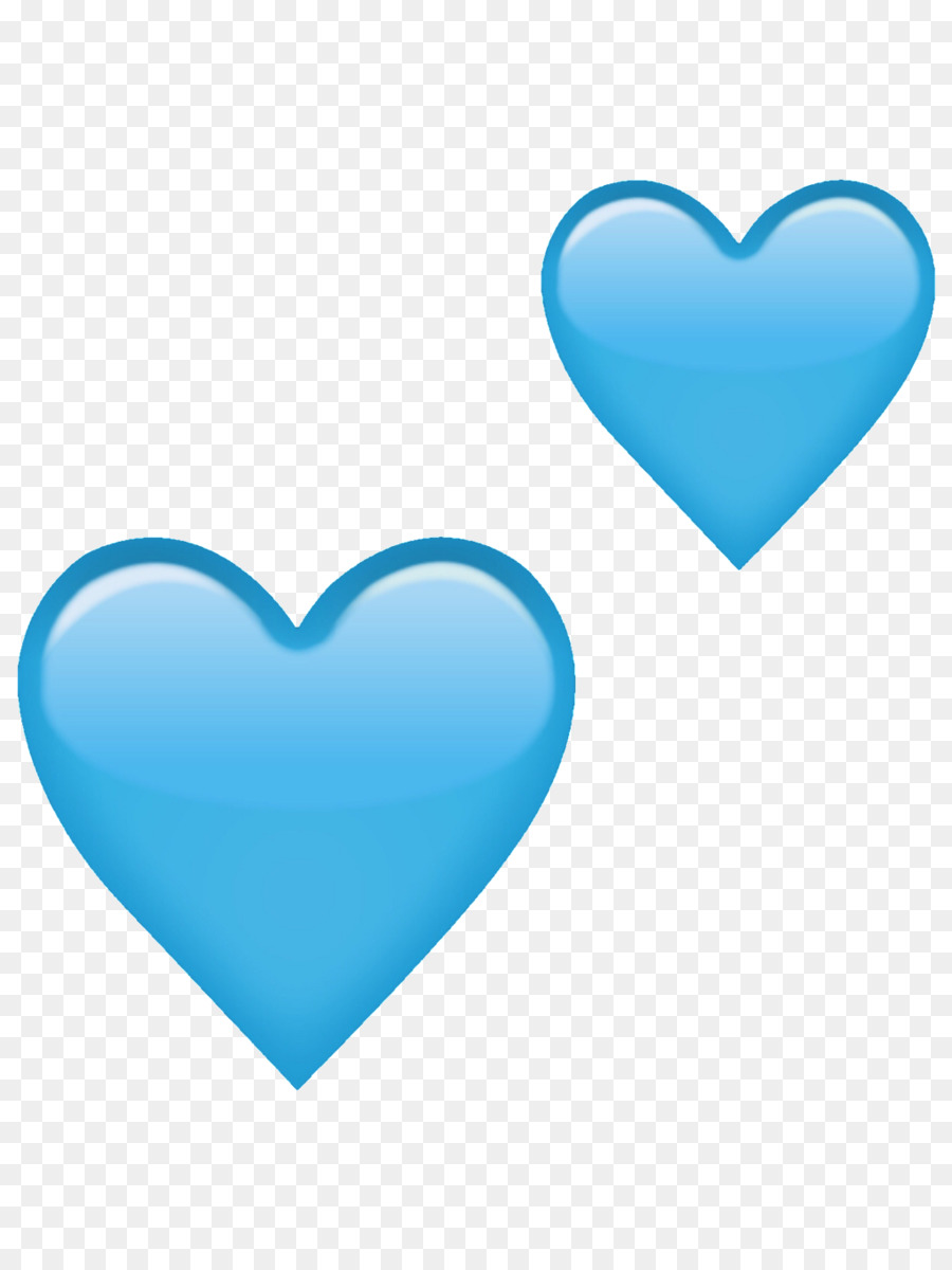 Голубые сердечки
